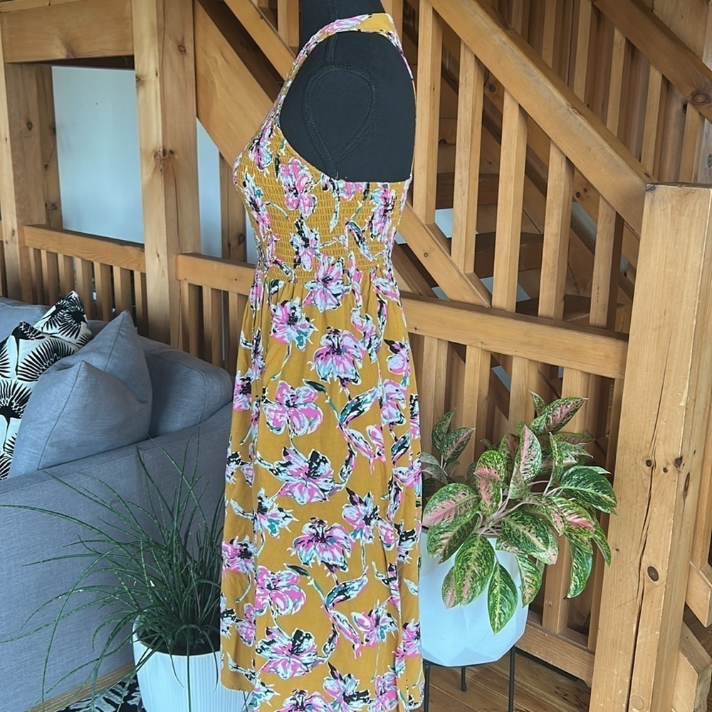 Floral Smocked Sleeveless Dress Size XS - Picture 6 of 15